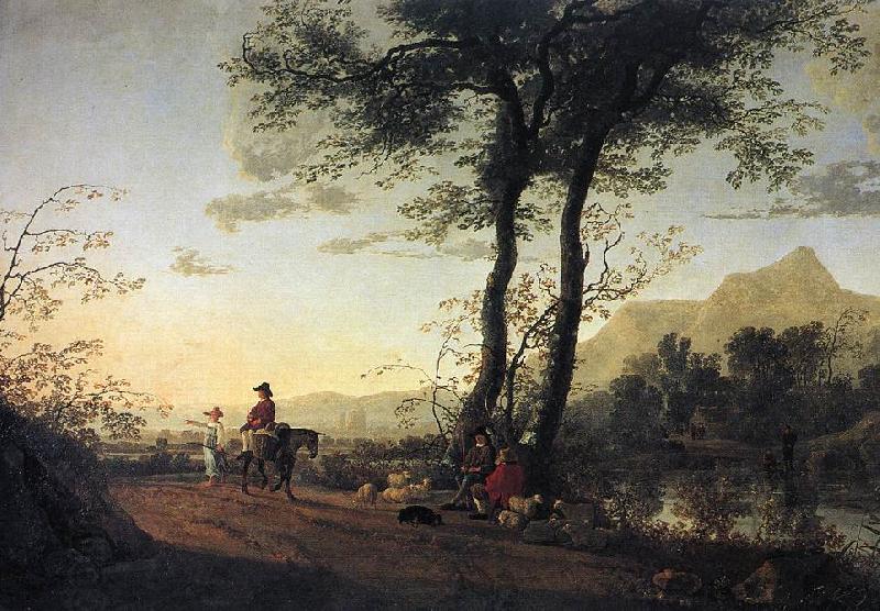 CUYP, Aelbert A Road near a River sdfg China oil painting art